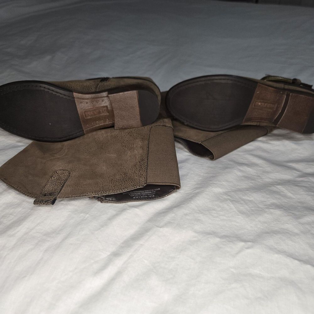Maurices Delilah Boots Riding Type Boots 6.5 Wide Calf Side Zip Man-made Materia - Picture 7 of 9